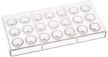 Fat Daddio's PCM-1734 18-Piece Blooming Flower Chocolate and Candy Mold Tray Set