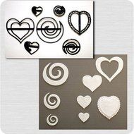 Swirls &amp; Hearts by Patchwork Cutters