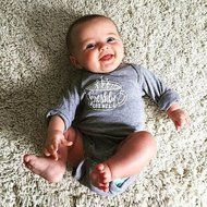 Jumpsuit ,BeautyVan Newborn Infant Clothes Baby Boy Girl Coffee Letter Print Romper Outfits Jumpsuit (6M, Gray) N4
