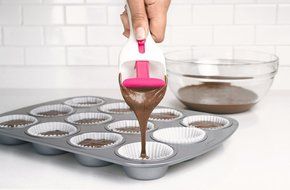 Generic NV_1008002581_YC-US2 tchenol Scoop White Fill Muff Baking Pastry Tool oop W Pan Liner Kids Fill Cupcake... N2