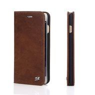ONLY ! iPhone 7Plus CASE Aroko Genuine Leather Wallet Case Classic Folio Case Book Design with Stand and ID Credit... N8