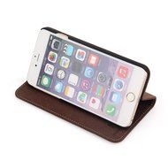 ONLY ! iPhone 7Plus CASE Aroko Genuine Leather Wallet Case Classic Folio Case Book Design with Stand and ID Credit... N9