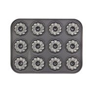 Cake Boss Novelty Nonstick Bakeware 12-Cup Star Molded Cookie Pan, Gray N7