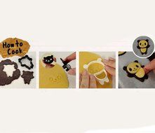 Yunko High Quality Plastic Panda Fondant Cookies Cutter N3