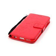 iPhone 7 Case,PHEZEN Embossed Flower Butterfly PU Leather iPhone 7 Wallet Case [Magnetic Closure] [Credit Card... N40