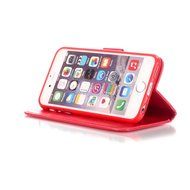 iPhone 7 Case,PHEZEN Embossed Flower Butterfly PU Leather iPhone 7 Wallet Case [Magnetic Closure] [Credit Card... N41