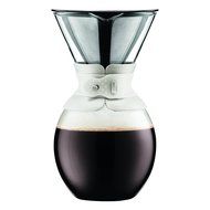 Bodum 11571-109 Pour Over 1 L Coffee Maker with Permanent Filter, 34 oz, Cork Band N10