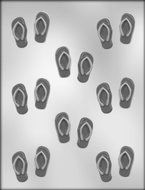 CK Products 1-1/2-Inch Flip-Flops Chocolate Mold