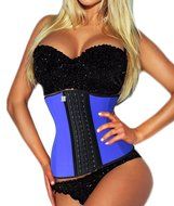 Women's 14 Steel Bone Solid Latex Sports and Fitness Waist Trainer Cincher N7