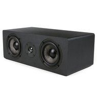 Micca MB42X-C Center Channel Speaker With Dual 4-Inch Carbon Fiber Woofer and Silk Dome Tweeter (Black, Each) N3
