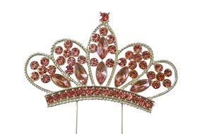 Cake Topper Sparkle Rhinestone Princess Cake Topper Crown Cake Topper Princess Party Baby Shower Cake Topper (... N7