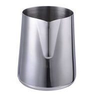 Awtang Milk Pitcher, Pointed Mouth Drawing Flower Cylinder Coffee Milk Frother N6