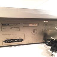 TEAC Cassette Deck Model V-44C Vintage Silver Face N3