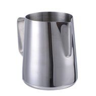 Awtang Milk Pitcher, Pointed Mouth Drawing Flower Cylinder Coffee Milk Frother N7
