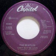 THE BEATLES - CANT BUY ME LOVE -YOU CANT DO THAT 45 RPM CAPITOL RECORD 1988 N2