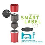 Cafflano Klassic- Portable All-in-One Pour Over Coffee Maker (Red) N8