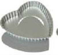 Alan Silverwood 23cm/9" Heart Mould Cake Pan Tin Loose Based 22193