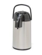 Grindmaster-Cecilware AP-3 Glass Lined Airpot, 101-Ounce, Black and Stainless Steel