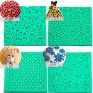 Y&amp;XL&amp;H Daisy Texture Grain Printing Baking DIY Silicone Chocolate Sugar Cake Mold N2