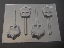 Monster Low Chocolate Candy Lollipop Mold Monster High Skull