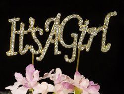 Mr &amp; Mrs Gold Crystal Cake Toppers Bling Gold Cake Decorations Weddings Birthday Anniversary Showers Party by...