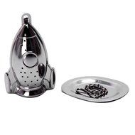 1Pcs Tea Infuser Rocket Tea Infuser Diffuser Loose Leaf Strainer Stainless Steel Spice Filter Tea Tool N2