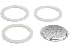 Replacement Gaskets &amp; Screen for 9 Cup Moka Express