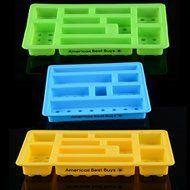 Americas Best Buys 8-Pack Silicone Candy Molds and Ice Mold for Lego Lovers with Recipe eBook N3