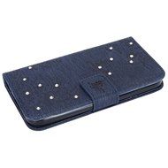 Galaxy Core Prime Wallet Case,PHEZEN Serect Garden Butterfly Flower Inlaid Shiny Glitter Diamond Pu Leather Flip... N19