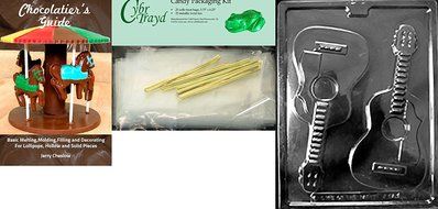 Cybrtrayd J097 Guitar for Specialty Box Jobs Chocolate Candy Mold N5