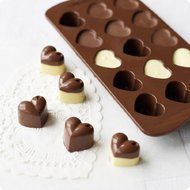 niceeshop(TM) Silicone Chocolate Heart Mold Mould-Chocolate N2