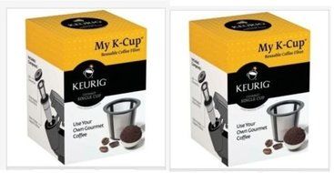 2 X Keurig My K-cup Reusable Filter B30 B31 B40 B50 B60 B70 K45 K75 K10 K65 K70 N2