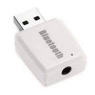 Alloet Mini 2 in 1 Wireless Bluetooth Music Audio Stereo Receiver Car FM Transmitter White N4