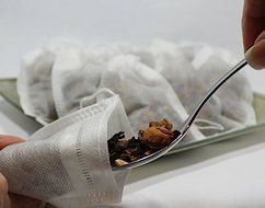 Special Tea 500 Count Woven Style Draw String Bag, Large/3.14" x 3.93"/80 x 100mm, White N3