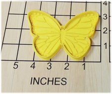 Butterfly Shaped Fondant Cookie Cutter and Stamp #1153