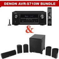 Denon AVR-S710W 7.2 Channel Full 4K Ultra HD A/V Receiver (Bluetooth &amp; Wi-Fi) NOW WITH Definitive Technology ProCinema... N3