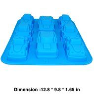 Silicone Cars Jello Chocolate Pudding Baking Mould Cake Decoration DIY Pan 8Cav N4
