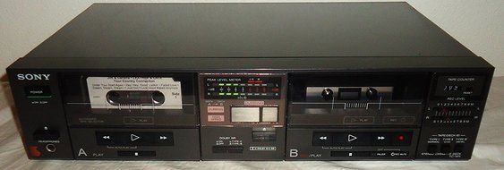 Vintage Sony TC-W5 Automatic Tape Selector Dual Stereo Cassette Tape Deck - Japan 1985 N3