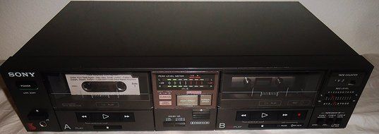 Vintage Sony TC-W5 Automatic Tape Selector Dual Stereo Cassette Tape Deck - Japan 1985 N4