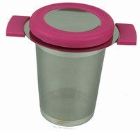 The Tea Makers of London Stainless Steel Tea Strainer With Anti Slip Handles - 0.5Mm Micro Filter - Black N6