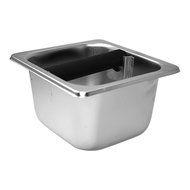 Update International KB-164 7" x 6.5" Commercial Grade Stainless Steel Espresso Knock Box