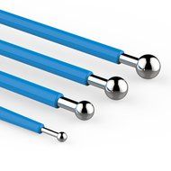 BUTEFO 4pcs Metal Ball Fondant Cake Decorating Sculpting Tools Sugar Craft Gumpaste Flower Modelling Mold Stainless... N5