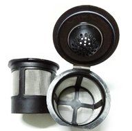 3Pcs Reusable Single Cup Solo Coffee Filter Pod K-Cup Basket Stainless Mesh Coffeemakers N5