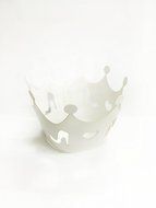 HUAL Cupcake Wrappers 50 Filigree Artistic Bake Cake Paper Cups High-heeled Shoes Lace Laser Cut Liner Baking... N10