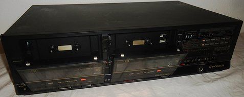 Pioneer Stereo Dual Cassette Tape Deck CT-1280WR - Auto Reverse - Japan 1986 N2