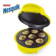 Smart Planet MCM‐1NQ Nestle Nesquik Cupcake and Brownie Bite Maker, Yellow