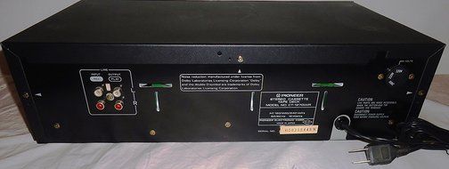 Pioneer Stereo Dual Cassette Tape Deck CT-1280WR - Auto Reverse - Japan 1986 N4