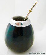 ARGENTINA MATE GOURD CUP GREEN TEA STRAW BOMBILLA NEW HERBAL INFUSION KIT 4200 ! by Mategreen N5