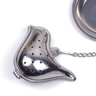 Hot 1pcs Stainless Steel Loose Leaf Tea Strainer Herbal Infuser Spice Strainer Mesh Filter (Bird) TEAI-E N5