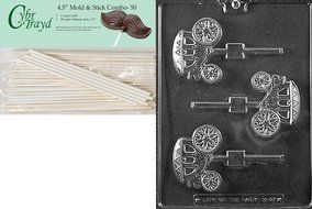 Cybrtrayd W067 Wedding Carriage/Coach Lolly Chocolate Candy Mold with Exclusive Cybrtrayd Copyrighted Chocolate... N5